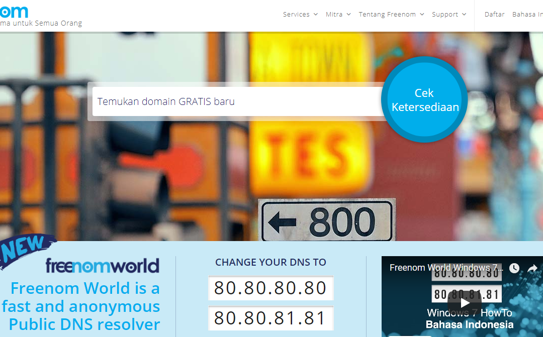 Cara Membuat Domain Gratis Untuk Website & Toko Online